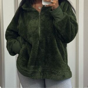 LuLaRoe zip-up teddy jacket